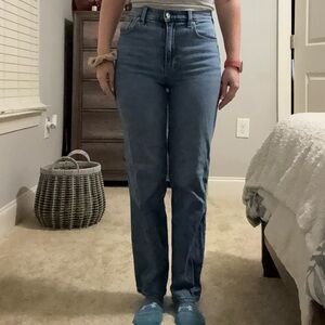 Abercrombie & Fitch High Rise Blue Jeans